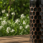 Special Edition Antique Black Diamond-Cut Copper Water Bottle | Vintage Heritage Collection TAMRA EST1956